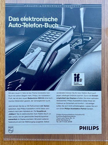 Philips netz autotelefon - c-netz,
