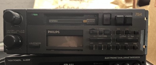 Oldtimer philips 754 autoradio - oldtimer,
