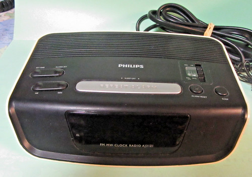 Philips clock radio - mw,