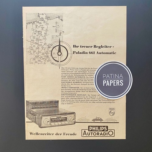 1957 philips paladin autoradio - 1957,