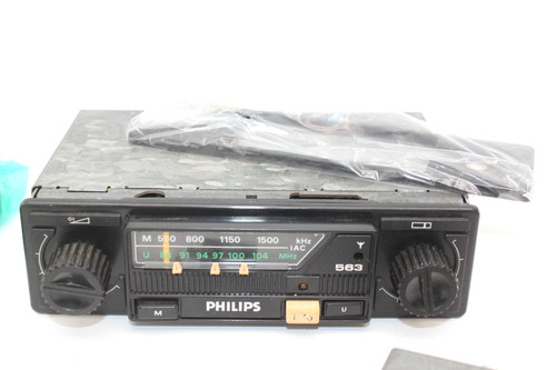 Philips 563 vintage autoradio - philips,