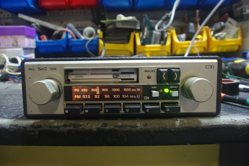 Oldtimer philips 724 autoradio - philips,