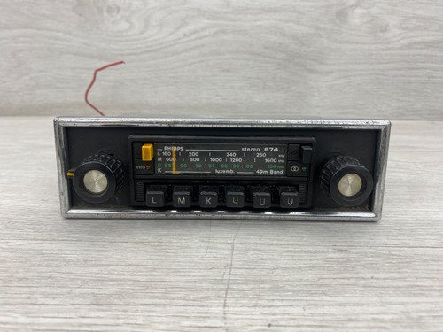 Philips 874 autoradio oldtimer - autoradio,